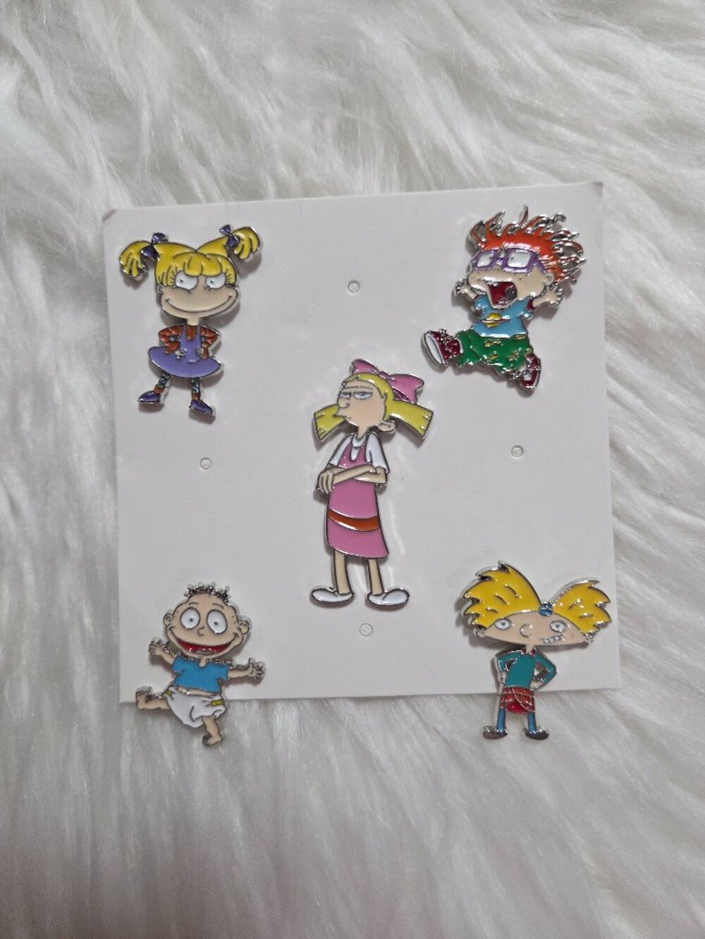 Nickelodeon Rugrats & Hey Arnold Pin Set